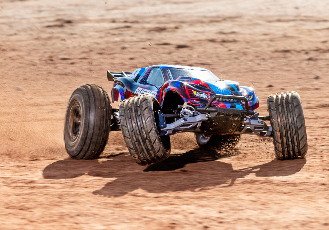 Traxxas Rustler 2WD Brushless 37454-4 - Acción Red