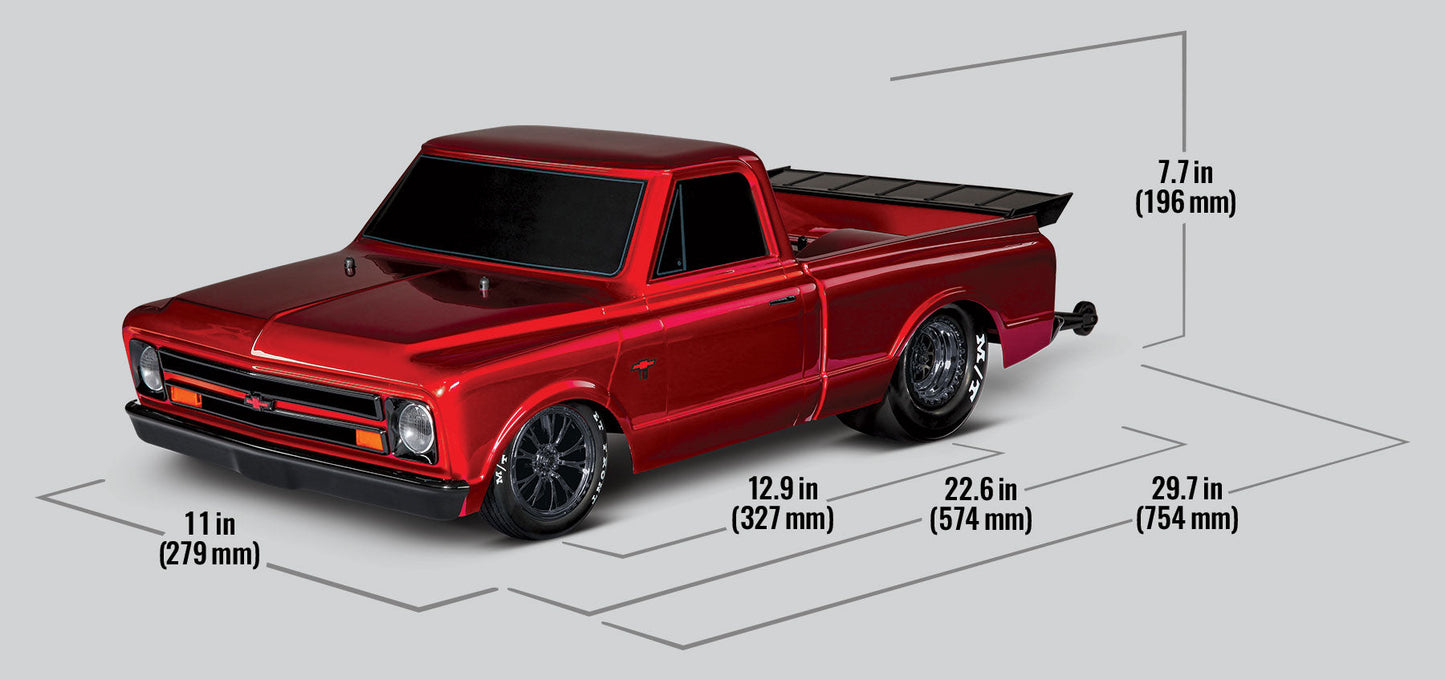 Traxxas Drag Slash Chevrolet C10 94376-74 - Vista 16