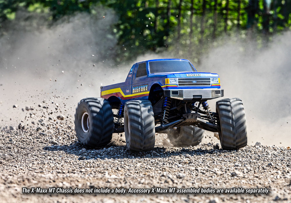 Traxxas X-Monster Chassis 8S Brushless 4WD – 77036-4 - Vista chasis 6