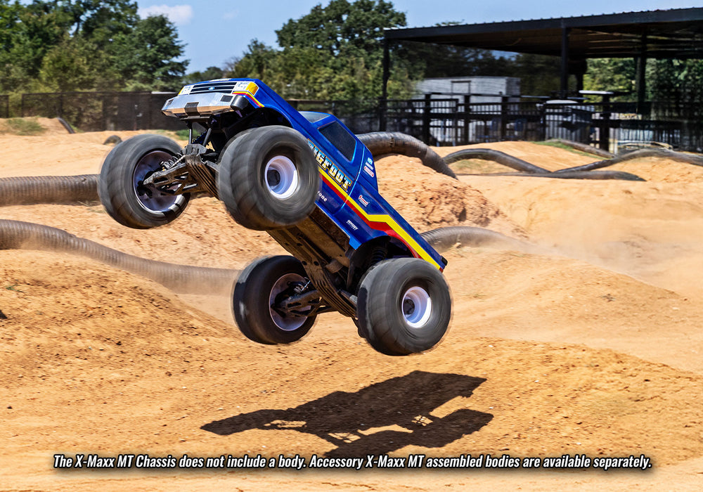 Traxxas X-Monster Chassis 8S Brushless 4WD – 77036-4 - Vista chasis 7